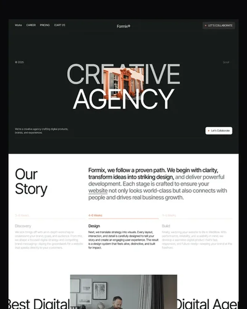 Web Agency demo — Formix home page